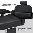 thumbnail image 6 of BarberPub Classic Recliner Barber Chair Antique Heavy Duty Hair Spa Salon Styling Beauty Black 3125, 6 of 9