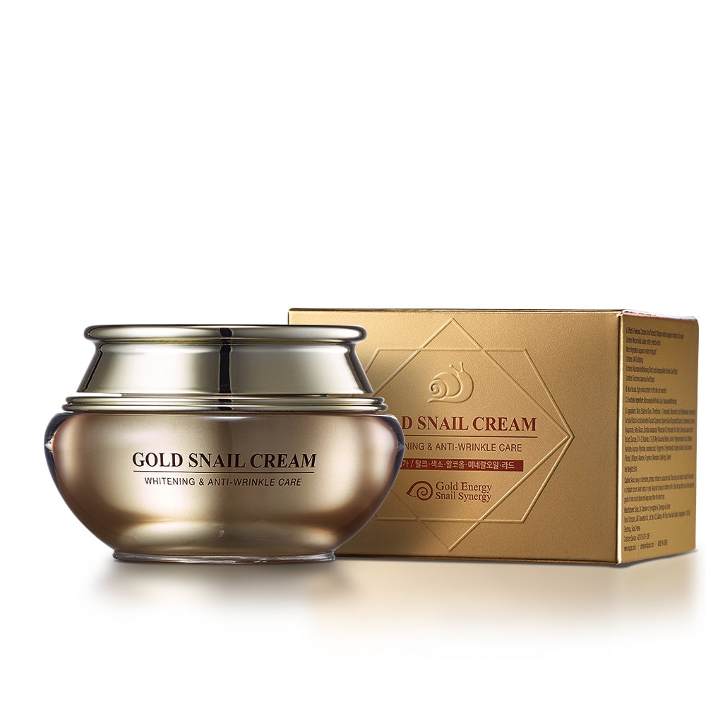Madnice Gold & Snail Mucin Face Cream (60ml) - Niacinamide for Even Skin Tone