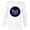 White, variant on Marvel Hawkeye Purple Arrow Logo - Long Sleeve T-Shirt for Men – Customized-Black