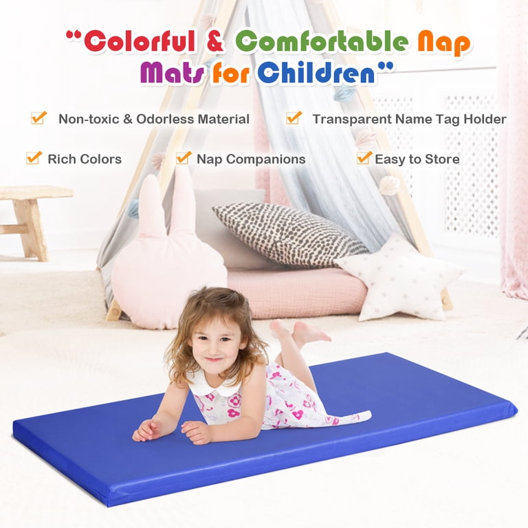 Toddler Nap Mat Folding Children's Factory Nap Mats - 2 Inch Thick ...