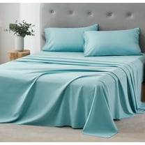 Davulos Queen Bed Sheet Set 4 Piece Comfy Breathable Sheets & Pillowcase Sets Wrinkle Free & Fade Resistant Fitted Sheet Hotel Luxury Queen Bedding for Women Men