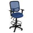 thumbnail image 6 of OFM 130-DK-A01 Mesh Comfort Series Ergonomic Task Chair with Drafting Kit - Gray, 6 of 7