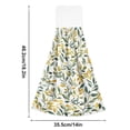 thumbnail image 6 of Yayeee Kitchen Hanging Hand Towels Set of 2 with Loop Bathroom Absorbent Tie Towel, Autumn Greenery, 6 of 7