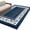 Blue, variant on Vintage Brown Coastal Washable Living Room Rugs 8'x10', Summer Nautical Starfish Shell Coral Low Pile Throw Large Area Rug Non-Slip Sturdy Edge Binding Carpet for Bedroom Dining Room Office