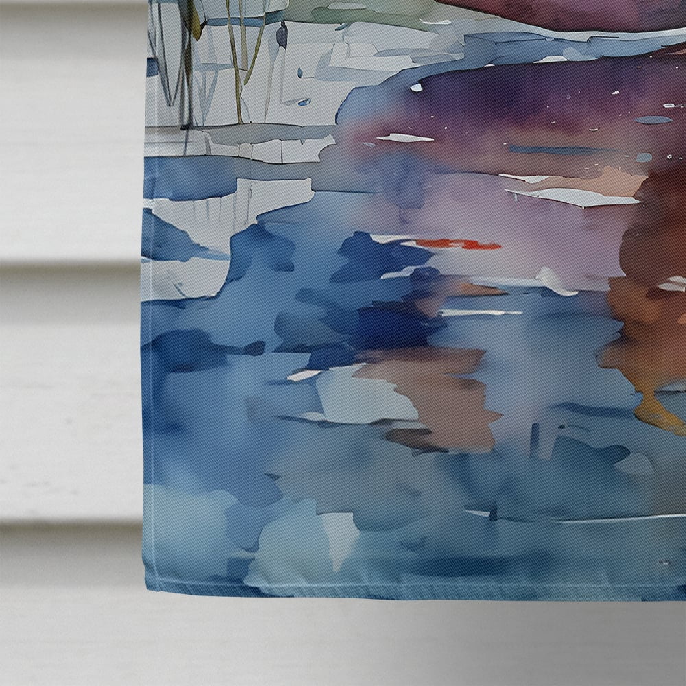 Redhead Duck House Flag 28 in x 40 in