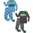 thumbnail image 1 of KikizYe Conjunto de pijamas para niños Pijamas para niños Pijamas navideños de manga larga para niños, 1 of 4
