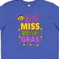 thumbnail image 4 of Inktastic Little Miss Mardi Gras with Crown and Dots Youth T-Shirt, 4 of 5