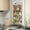 Carbonized Black, variant on Floating Shelves Set of 5, Width 4.7 Inches Wall Shelves, Rustic Wood Wall Storage Shelves Black