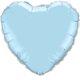 thumbnail image 1 of Globo de foil Qualatex corazón azul claro perlado de 18", 1 of 1