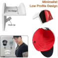 thumbnail image 2 of 10 Pcs Hat Hanger Organiser, Cap Organizer Wall Baseball Cap Holder, 2 of 4