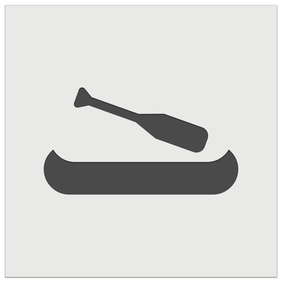Canoe Doodle DIY Cookie Wall Craft Stencil - 9.0 Inch