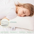 thumbnail image 3 of Talatex 100% Natural Thin Latex Pillow - Pressure Relieving, 3 Sizes, Breathable Design, 3 of 7