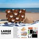 thumbnail image 5 of Easygdp Cute Sloths Bear Relaxing In Coffee Cup Bolsa de Viaje de Playa de Gran Capacidad, Bolsa Tote Perfecta para la Playa, Escapadas de Fin de Semana y Viajes, 5 of 7