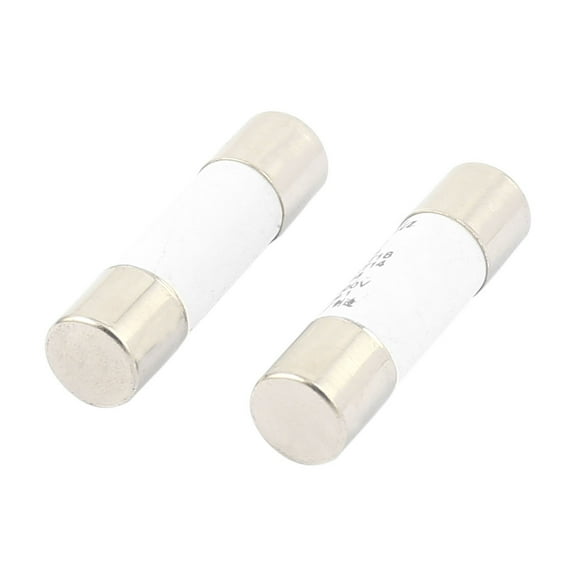 2Pcs RO15 RT18 RT14 RT19 Ceramic Cylindrical Tube Fuse 1A 500V 10mmx38mm
