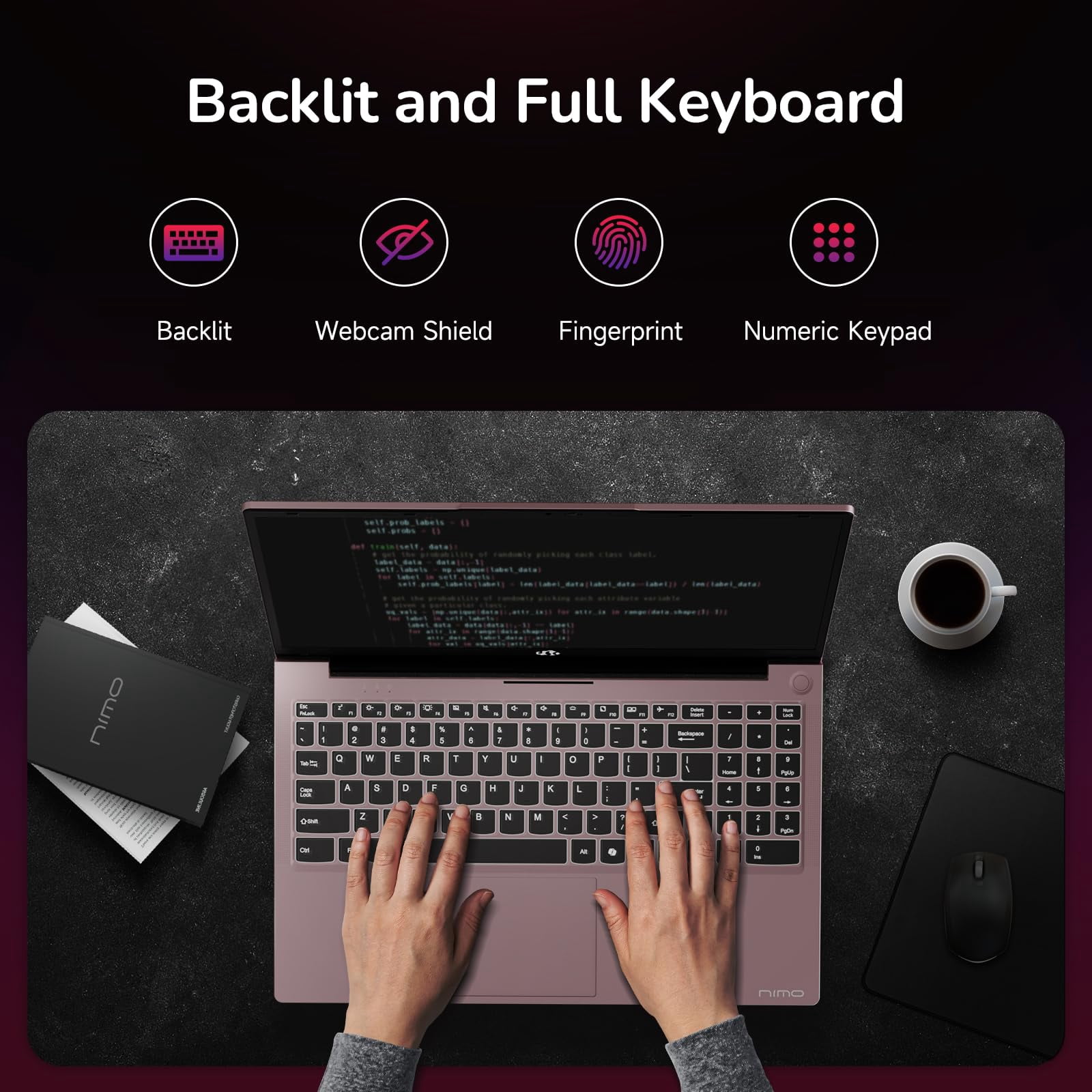 15.6 IPS FHD-Gaming-Laptop, 8 Cores AMD Ryzen 7 6800H 32GB DDR5 RAM 2TB SSD (Beat i7-12700H, Up to 4.7GHz) AMD Radeon 680M GPU-Computer with Backlit Keyboard Fingerprint,2 Years Warranty,Rose Gold
