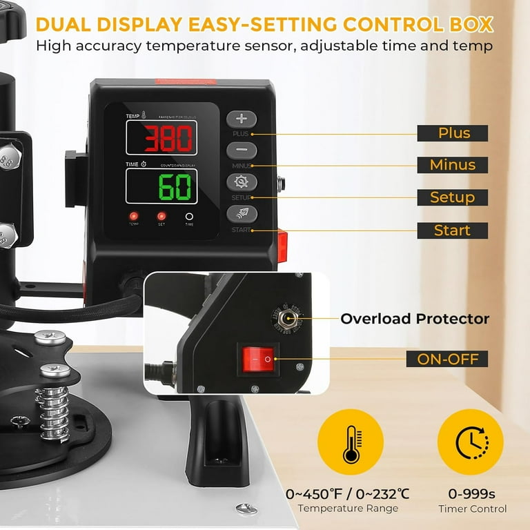 Digital Display Heat Press Control Box for Heat Press Transfer cheapest Sublimation Print