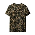 thumbnail image 5 of Lutiedan Mens Camouflage T-Shirt Sports Fitness Short Sleeve Military Camo Tees Summer Outdoor Crewneck Vintage Shirt Athletic Workout Tops, 5 of 9