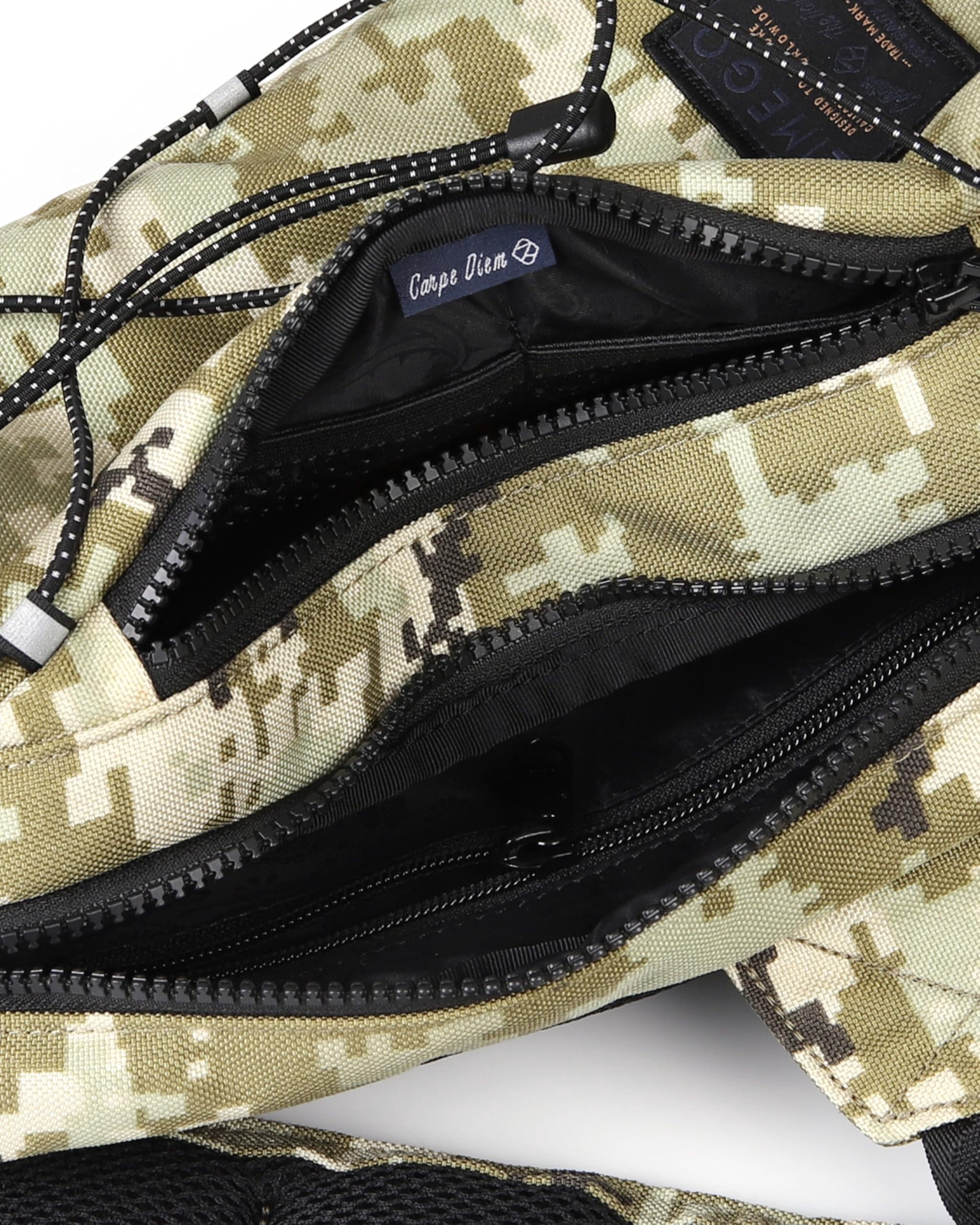 ZIMEGO Tactical Fanny Pack and Crossbody Bag - Utility Sling Bag for Travel and Outdoor, Camo