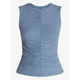 thumbnail image 6 of Avia Women's Shirred Ribbed Cinch Ballet Tank, Sizes XS-XXXL, 6 of 6