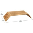 thumbnail image 4 of Mind Reader Monitor Stand, Ventilated Laptop Riser, Desktop Organizer, Rayon from Bamboo, Brown, 4 of 9