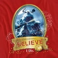 thumbnail image 2 of Polar Express True Believer Women's T Shirt, Red, Small, 2 of 6