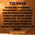 thumbnail image 2 of TUI KAVA Fijian Noble Wellness Kava - Traditional Pounded 250g (8.8oz) [Sleep / Mood / Stress / Focus Support] | (75 Micron Strainer Bag Req'd), 2 of 9