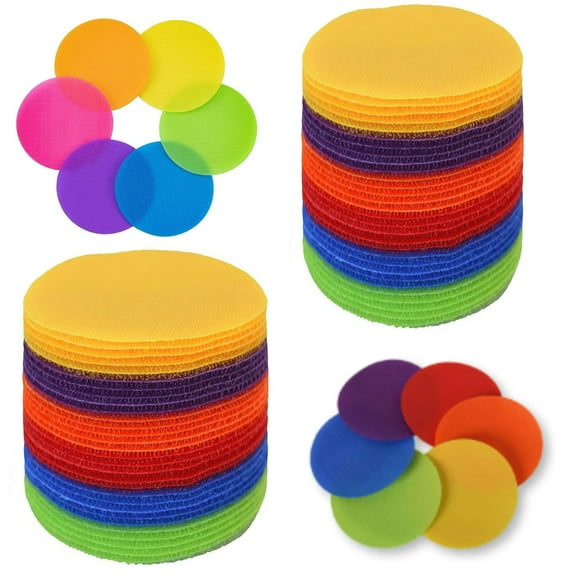 Floor Dots 48 Pcs, 4 Inch Carpet Marker Spots for Classroom Organization, Teacher Supplies for Kindergarten and Daycare