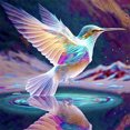 thumbnail image 2 of Pintura Diamante 5D DIY Cgtredaw Taladro Parcial 45x45cm, 2 of 9