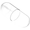Size 00 Joined Clear Gelatin Capsules