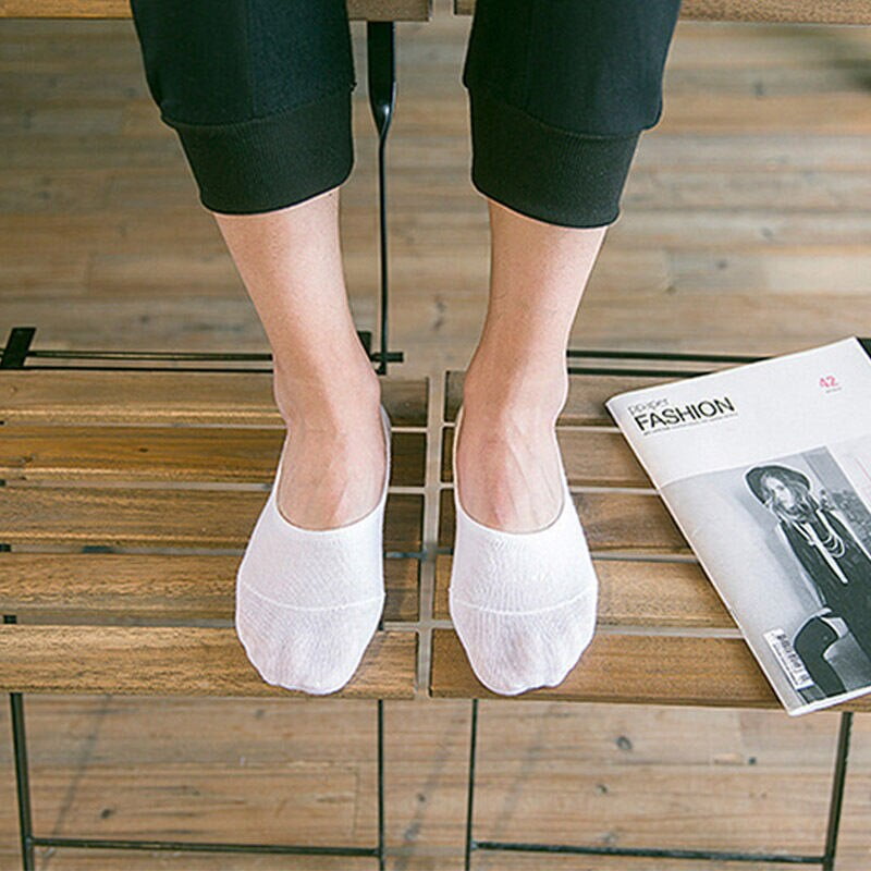 Mascarry No Show Socks Mens Casual Cotton Thin Invisible Low Cut