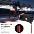 thumbnail image 2 of Night Riding Bike Tail Light Rechargeable LED Bicycle Rear Light Cycling Safety Warning Light Bike Accessories-Red, 2 of 7