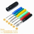 thumbnail image 5 of Mini Precision Screwdriver Set | Multi-Style Small Screwdrivers for Electronics, Computer, Watch, | Non-Slip Handle | Rotating End Cap | Rust Resistant | 1 Set with Storage Box, 5 of 9