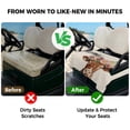 thumbnail image 4 of Golf Cart Seat Covers for 2 Seater,Spring Cow Microfiber Cart Seat Towel Blanket,Botanical Blossom Motif Country Florals Absorbent Breathable Non Slip Bench Seats Protector for Golf Course 51"x31", 4 of 9