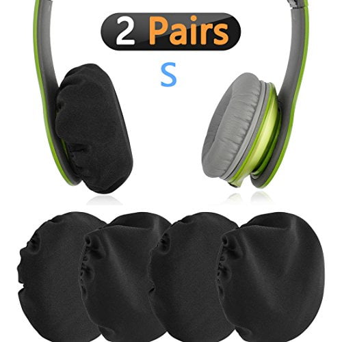 Geekria 2 Pairs Flex Fabric Earpad Covers / Headphone Covers / Stretchable  and Washable Sanitary Earcup Protectors Compatible with Beats Solo2.0, 