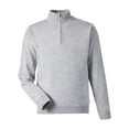 thumbnail image 4 of Harriton M421 Unisex Pilbloc™ Quarter-Zip Pullover Sweater-Grey Heather-3XL, 4 of 6