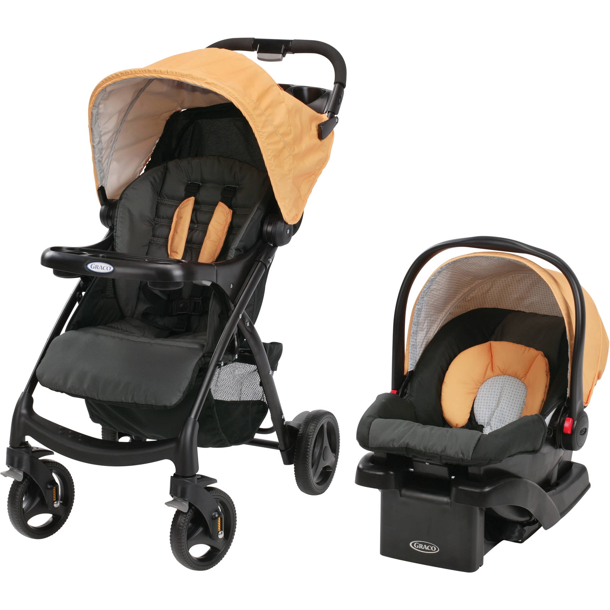 Yellow Graco Travel System Yellow Graco Travel System