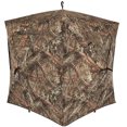thumbnail image 2 of Ameristep Silent Brickhouse 3 Person Ground Hunting Concealment Blind, Real Tree, 2 of 7