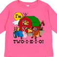 thumbnail image 4 of Inktastic Two-i-e-i-o Boys or Girls Long Sleeve Toddler T-Shirt, 4 of 5