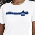 thumbnail image 3 of Women's Starter White Toronto Maple Leafs Team Stripe T-Shirt, 3 of 3