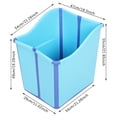 thumbnail image 2 of Home Portable Bathtub,Foldable Mini Bathtub for Children,Kids Folding Water Tub Sauna Spa Soaking Bath Bathtub Collapsible Bathtub -22.45gal, 2 of 14