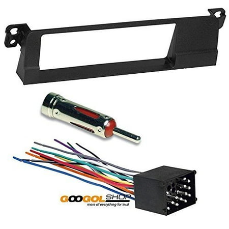 Bmw 3 Series Dash - CAR STEREO DASH INSTALL MOUNTING KIT WIRE HARNESS RADIO ANTENNA ADAPTER FOR BMW 1999 - 2001 3-Series