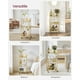 thumbnail image 4 of Carrito de bar VASAGLE Home Serving con estante de 3 niveles de acero dorado pálido, 4 of 9