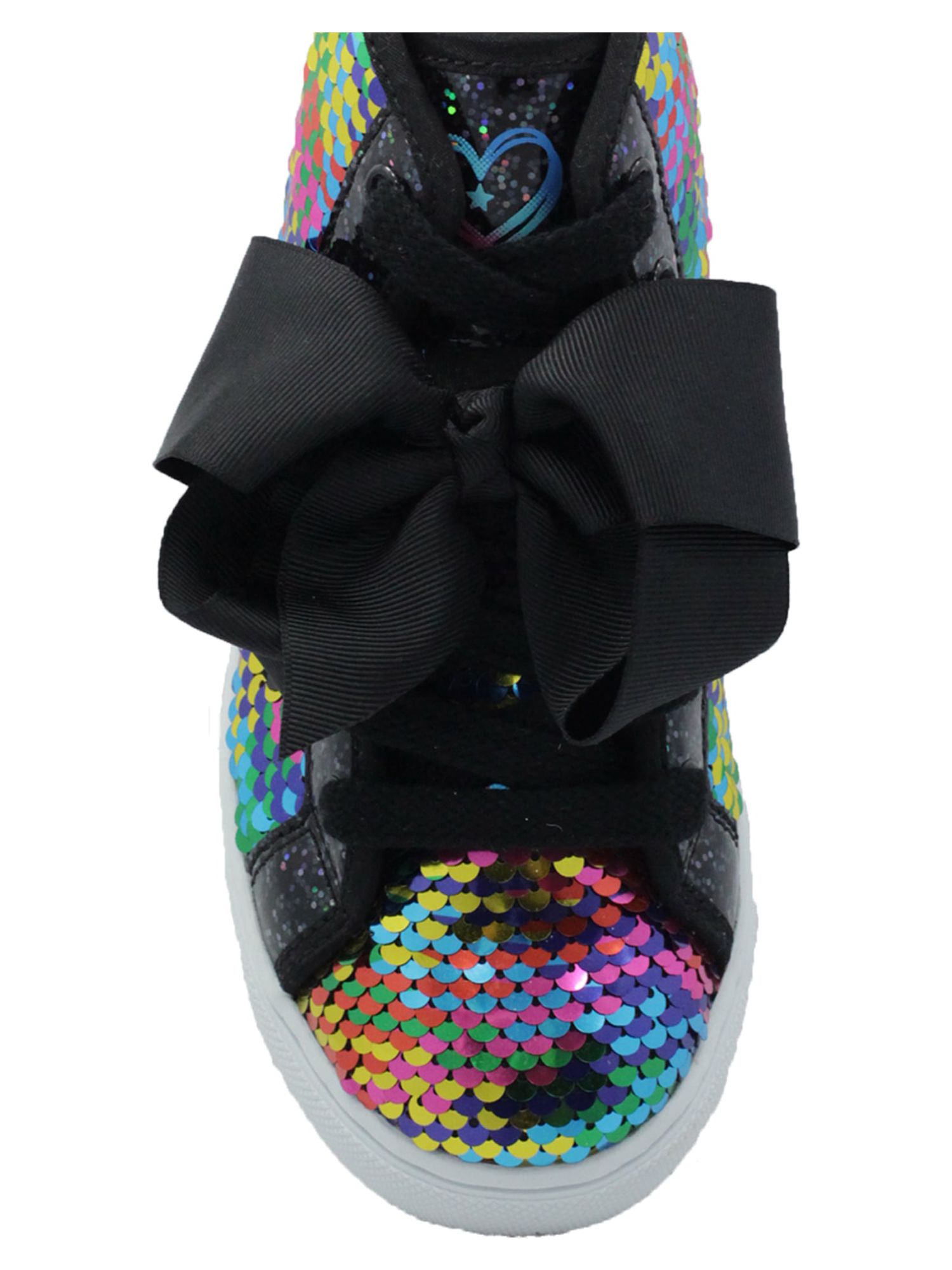 Jojo Siwa Little Girls Rainbow Flip Sequin High-Top Sneaker, Sizes 12-3