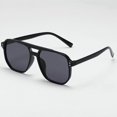 thumbnail image 1 of Typpkmm Vintage Men Women Big Sunglasses Men Square Shades Brand Designer Unisex Sun Glasses Lense Male Female Sunglasses Uv400 Black, 1 of 7