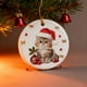 thumbnail image 1 of cpengpj Acrylic Christmas Cat Pendant Ornament with 3D Effect, 8cm Car Hanging Decor, Ideal Gift for Christmas, 1 of 5