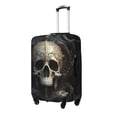 thumbnail image 2 of Cauagu Gold Pattern Skull Print Travel Luggage Cover,Travel Dust-proof Suitcase Cover Softside Suitcase Protector for 18-32inch,Not Included Suitcase, 2 of 8