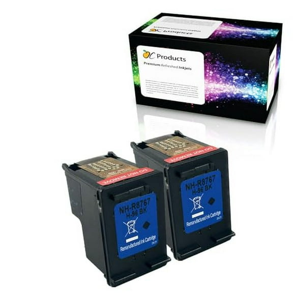 Compatible Ink Cartridge OCHP962PK for Officejet 7310 7210 Deskjet 9800 6988 6980 PhotoSmart 8050 (2 Black)