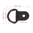 thumbnail image 3 of 30pcs Black D Shape Tie Down Anchors Lashing Ring for Auto Trailers RV Boats, 3 of 6