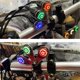 thumbnail image 3 of Botón de encendido y apagado del interruptor de apagado del motor universal Botón de reinicio automático para bicicleta, rojo, 3 of 5