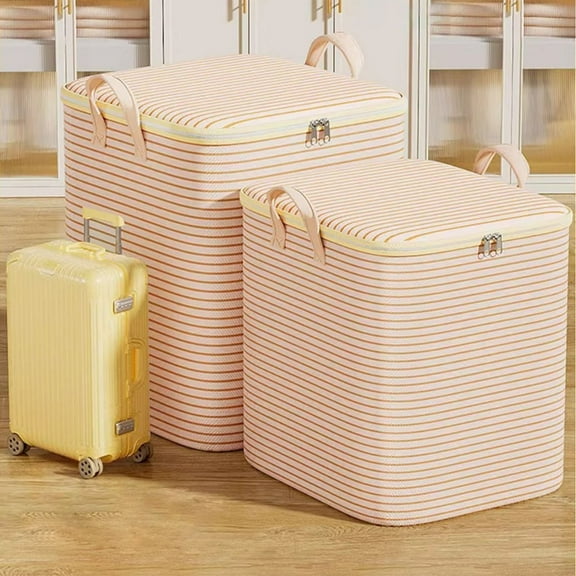 Warehouse Clearance! BVXEEP Closet Organizer, Clothes Storage Box for Home Moving Large-Capacity Wardrobe Clothing Storage Box Bag-Proof Storage Basket Box